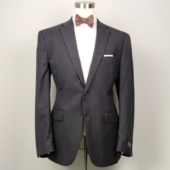 44L JOS A BANK Executive Men's Blazer Traditional Fit Check SportCoat E111562 - Picture 8 of 16